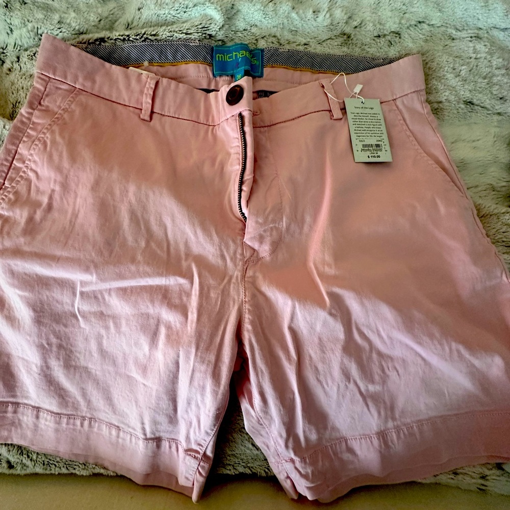 Pink men's new shorts